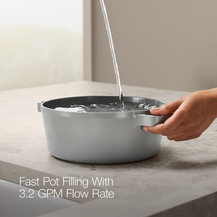 KOHLER K-28276 Components Wall-mount pot filler