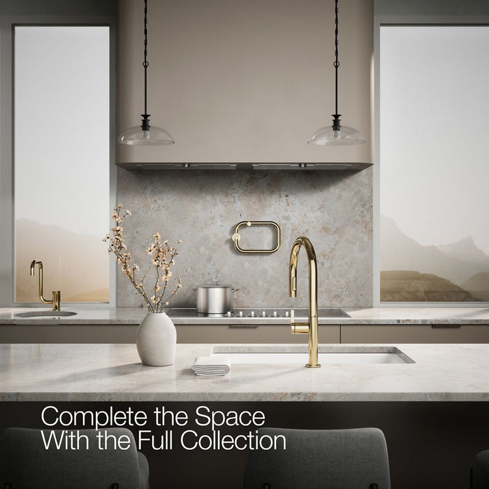 KOHLER K-28276 Components Wall-mount pot filler, vibrant french gold - view 2