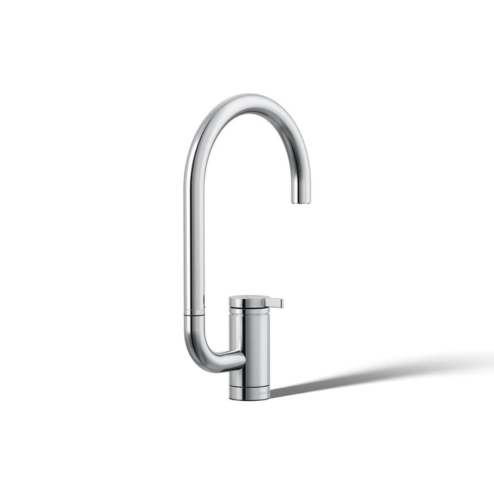 KOHLER K-28277 Components Single-handle bar sink faucet with two-function extended-reach spout
