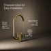 KOHLER K-28277 Components Single-handle bar sink faucet with two-function extended-reach spout, vibrant brushed moderne...