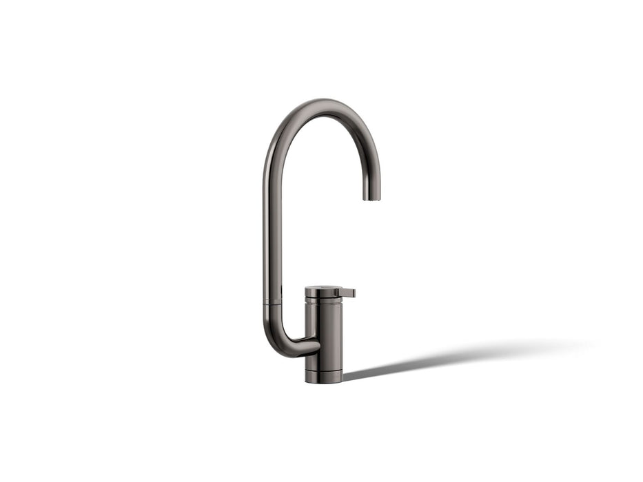 KOHLER K-28277 Components Single-handle bar sink faucet with two-function extended-reach spout