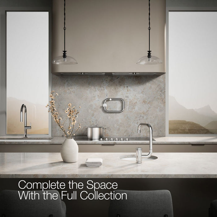 KOHLER K-28290 Components Single-handle bar sink faucet with two-function extended-reach spout