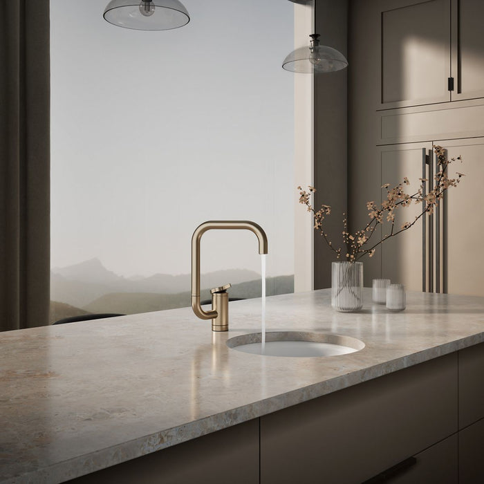 KOHLER K-28290 Components Single-handle bar sink faucet with two-function extended-reach spout