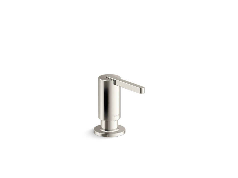 KOHLER K-28293 Components Soap/lotion dispenser, vibrant polished nickel