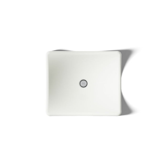 KOHLER K-2833 DemiLav 18-1/4" rectangular vessel bathroom sink, no overflow, dune - view 3