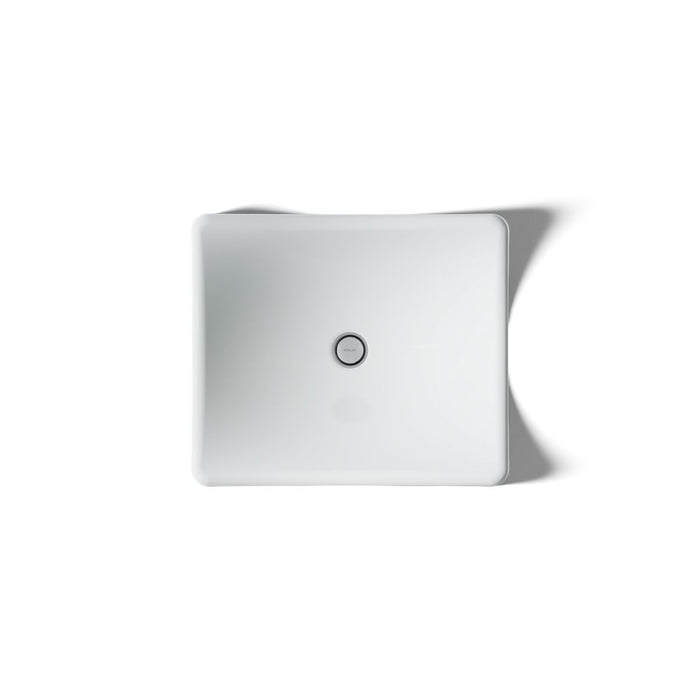KOHLER K-2833 DemiLav 18-1/4" rectangular vessel bathroom sink, no overflow