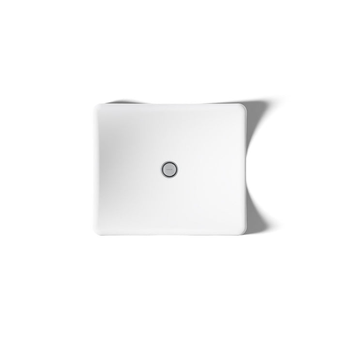 KOHLER K-2833 DemiLav 18-1/4" rectangular vessel bathroom sink, no overflow, white - view 3