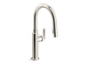 KOHLER K-28358-RT2 Edalyn by Studio McGee Touchless pull-down kitchen sink faucet with three-function sprayhead, vibrant...