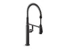 KOHLER K-28360 Edalyn by Studio McGee Semi-professional kitchen sink faucet with two-function sprayhead, matte black