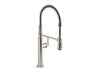KOHLER K-28360 Edalyn by Studio McGee Semi-professional kitchen sink faucet with two-function sprayhead, vibrant stainless
