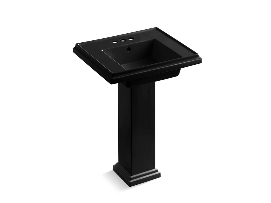 KOHLER K-2844-4 Tresham 24" square pedestal bathroom sink