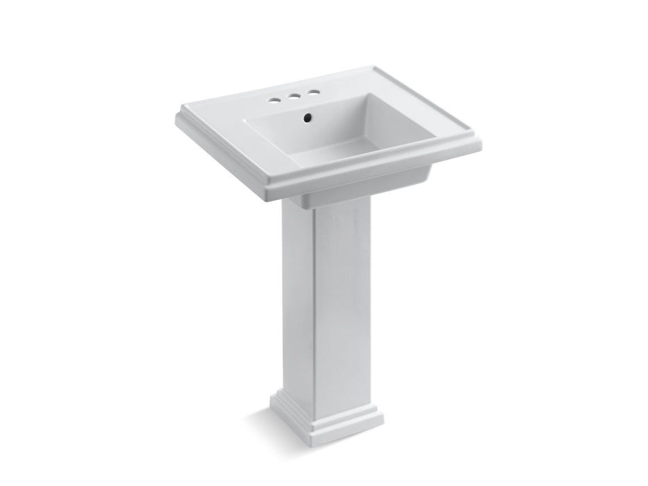 KOHLER K-2844-4 Tresham 24" square pedestal bathroom sink