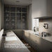 KOHLER K-28666-9 Billet Two-hole wall-mount bridge kitchen sink faucet, matte black - view 4