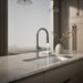 KOHLER K-28669-3 Billet Pull-down kitchen sink faucet with two-function sprayhead, vibrant titanium - view 5