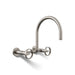 KOHLER K-28672-9 Billet Two-hole wall-mount bridge kitchen sink faucet, vibrant stainless - view 5
