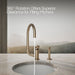 KOHLER K-28675-9 Billet Single-handle bar sink faucet with two-function extended-reach spout and side sprayer, vibrant...