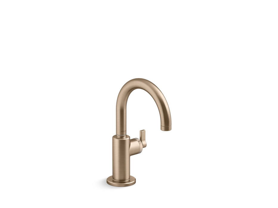 KOHLER K-28676 Billet Beverage faucet, vibrant brushed bronze