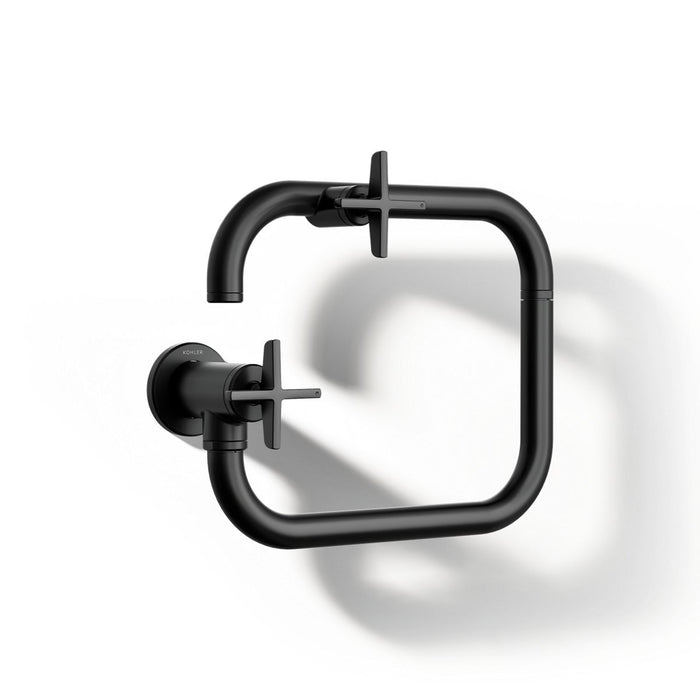 KOHLER K-28678-3 Billet Wall-mount pot filler, matte black - view 5