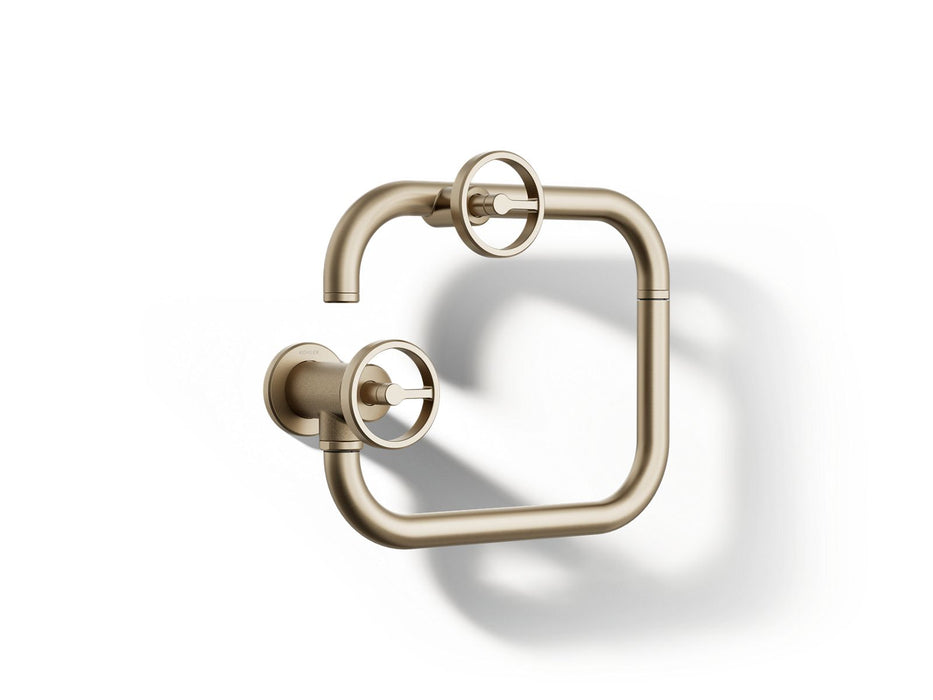 KOHLER K-28678-9 Billet Wall-mount pot filler, vibrant brushed bronze