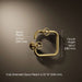 KOHLER K-28678-9 Billet Wall-mount pot filler, vibrant brushed moderne brass - view 4