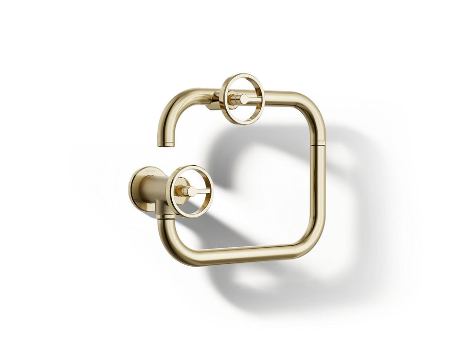 KOHLER K-28678-9 Billet Wall-mount pot filler, vibrant french gold