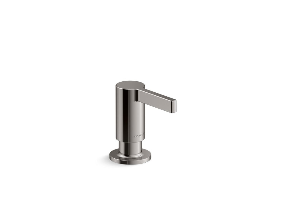 KOHLER K-28679 Billet Soap/lotion dispenser, vibrant titanium