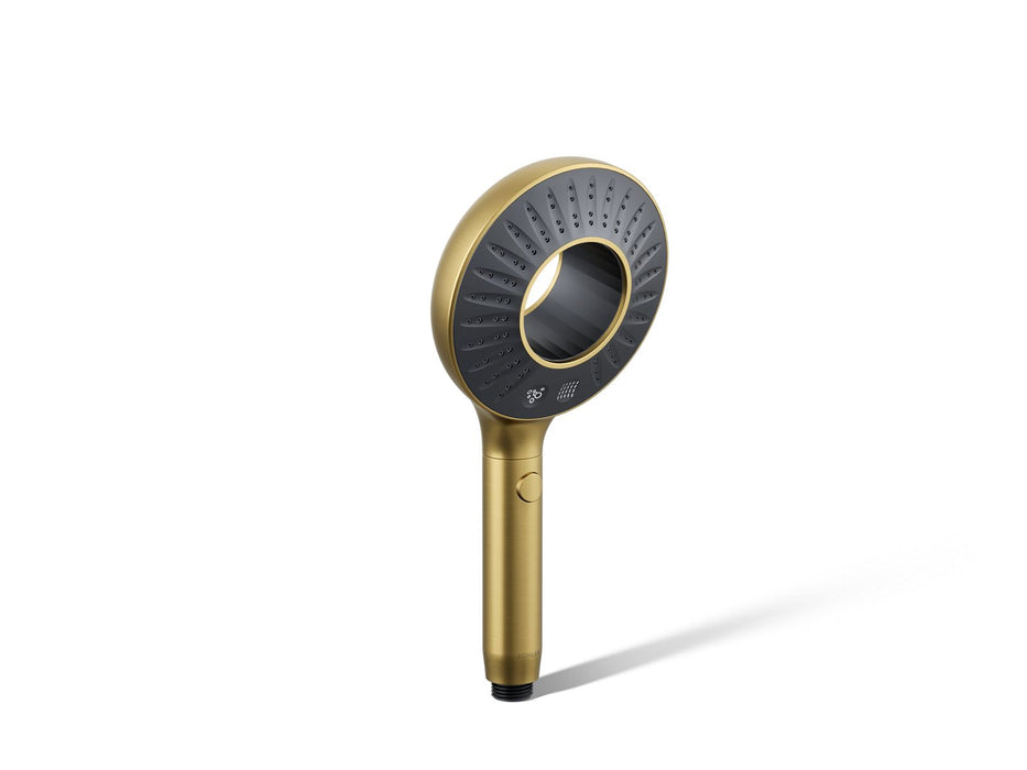 KOHLER K-28681-Y SpaViva Two-function handshower, 2.5 gpm, vibrant brushed moderne brass
