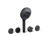 KOHLER K-28682-G SpaViva Two-function handshower with all-in-one cleansing device, 1.75 gpm, matte black