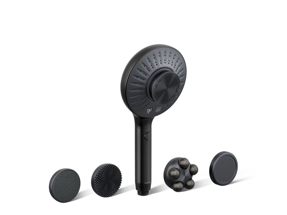 KOHLER K-28682-G SpaViva Two-function handshower with all-in-one cleansing device, 1.75 gpm, matte black