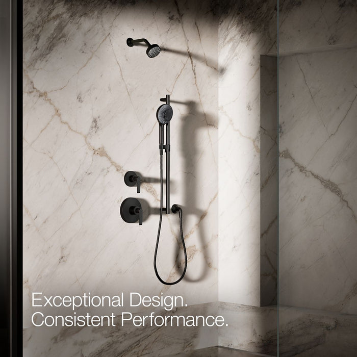 KOHLER K-28682-G SpaViva Two-function handshower with all-in-one cleansing device, 1.75 gpm, matte black - view 4