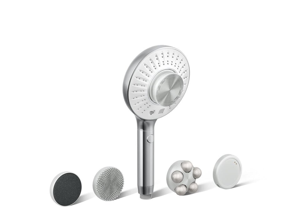 KOHLER K-28682-G SpaViva Two-function handshower with all-in-one cleansing device, 1.75 gpm, polished chrome