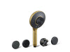 KOHLER K-28682-G SpaViva Two-function handshower with all-in-one cleansing device, 1.75 gpm, vibrant brushed moderne brass