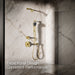 KOHLER K-28682-G SpaViva Two-function handshower with all-in-one cleansing device, 1.75 gpm, vibrant brushed moderne...