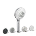 KOHLER K-28682-Y SpaViva Two-function handshower with all-in-one cleansing device, 2.5 gpm, polished chrome