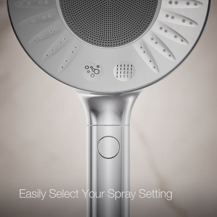 KOHLER K-28682-Y SpaViva Two-function handshower with all-in-one cleansing device, 2.5 gpm, polished chrome - view 5