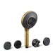 KOHLER K-28682-Y SpaViva Two-function handshower with all-in-one cleansing device, 2.5 gpm, vibrant brushed moderne brass