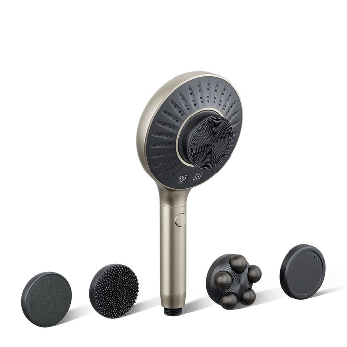 KOHLER K-28682-Y SpaViva Two-function handshower with all-in-one cleansing device, 2.5 gpm, vibrant brushed nickel - view 3