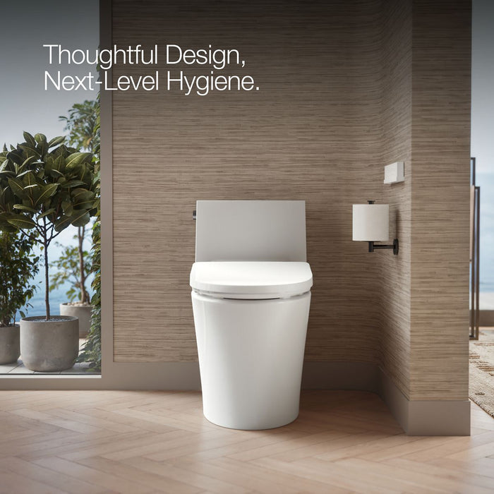 KOHLER K-28821 PureWash Elongated bidet toilet seat with remote control