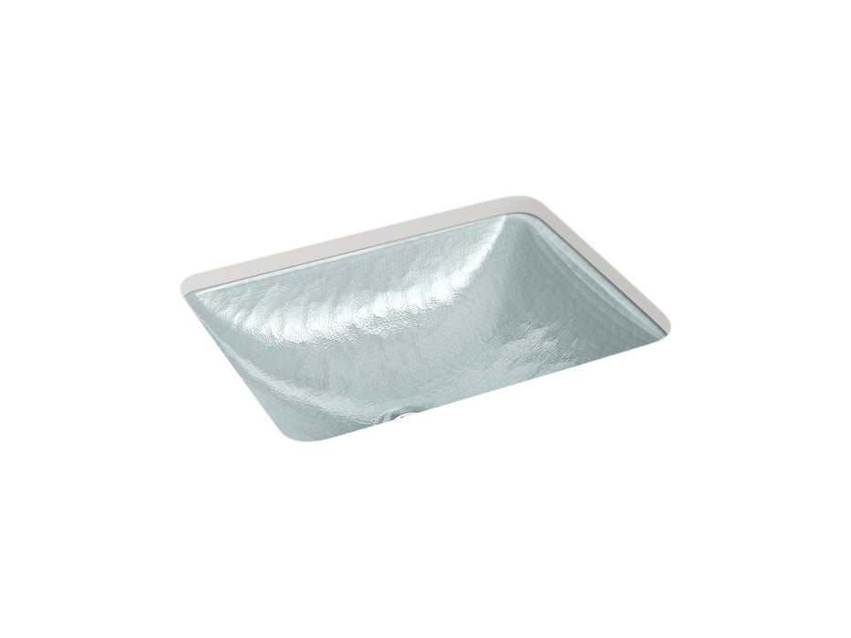 KOHLER K-28823-G2 Yepsen 20" rectangular undermount bathroom sink, no overflow, opaque dew