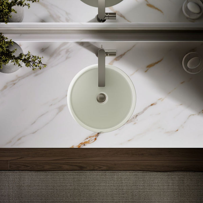 KOHLER K-2883 Verticyl 15-3/4" round undermount bathroom sink, dune - view 5