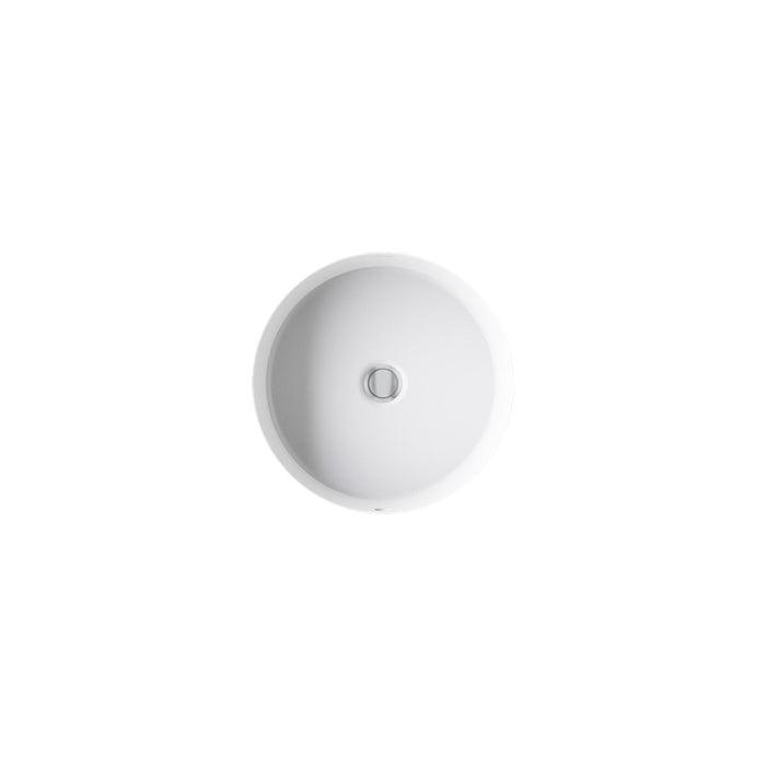 KOHLER K-2883 Verticyl 15-3/4" round undermount bathroom sink, white - view 2