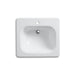 KOHLER K-2895-1 Tahoe 21" rectangular drop-in bathroom sink, white - view 2