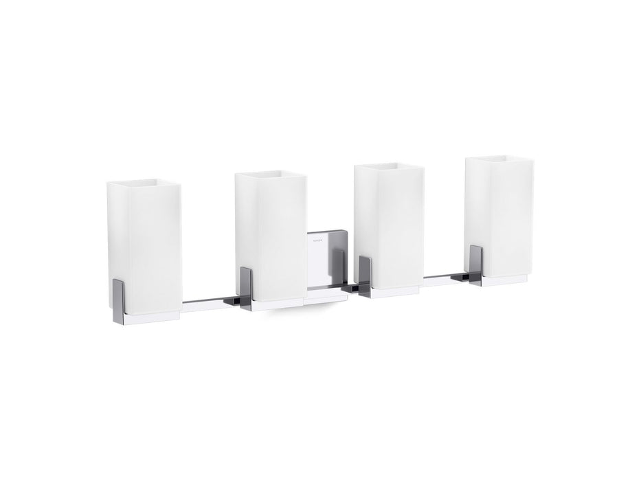 KOHLER K-28973-SC04 Honesty Four-light sconce, polished chrome