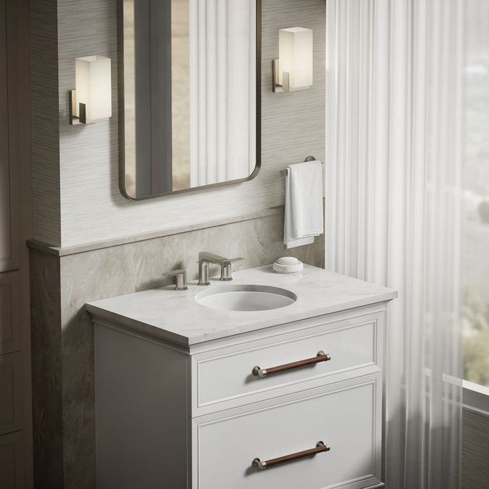 KOHLER K-29000 Caxton 16-1/8" round undermount bathroom sink, no overflow, white - view 4
