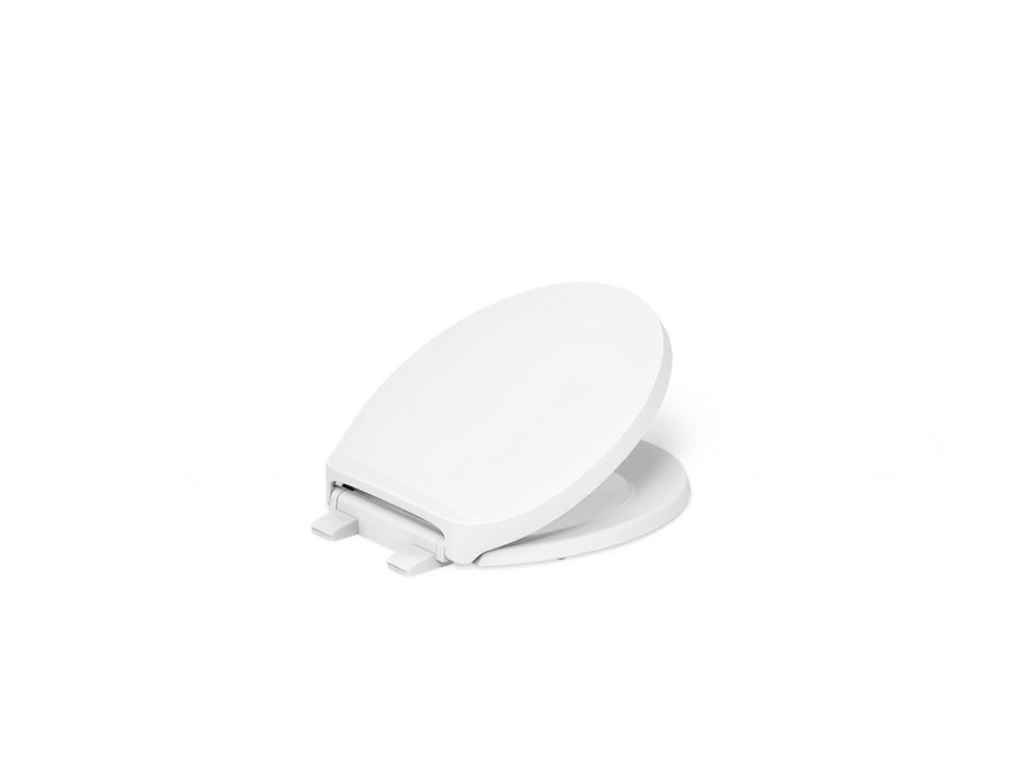 KOHLER K-29031 Drift ReadyLatch Quiet-Close round-front toilet seat