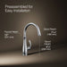 KOHLER K-29107 Bellera Single-handle bar sink faucet, polished chrome - view 5