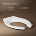 KOHLER K-29177-GC Stronghold Elongated toilet seat, white - view 4