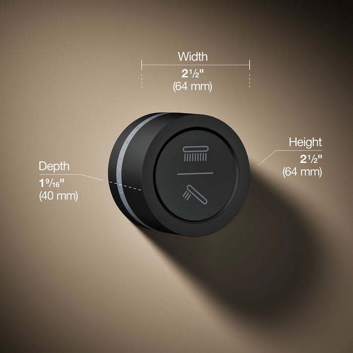 KOHLER K-29202 DTV Mode Two-outlet shower digital interface, matte black - view 5