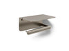 KOHLER K-29221 Kumin Covered horizontal toilet paper holder, vibrant brushed nickel