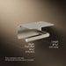 KOHLER K-29221 Kumin Covered horizontal toilet paper holder, vibrant brushed nickel - view 5